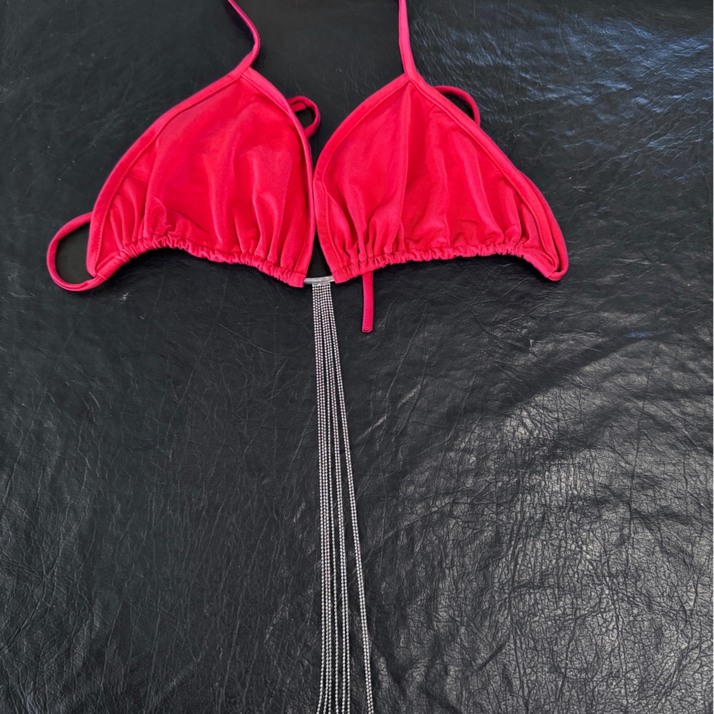 HOT RED 2 Piece Top
